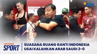 Suasana Ruang Ganti Indonesia Usai Kalahkan Arab Saudi 20 [upl. by Conant]