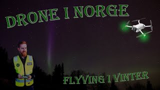 Drone i Norge  Flyving om vinteren [upl. by Esiouqrut]