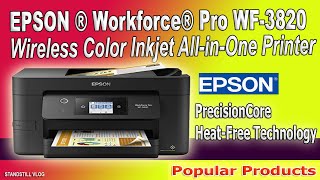 Epson Workforce Pro WF3820 Review [upl. by Eiggam]