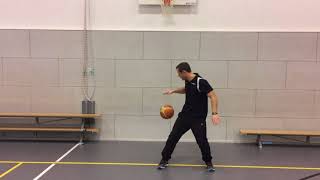 Gymles Basketbal 11 Achter de rug dribbelen en 8tje dribbelen [upl. by Yla]