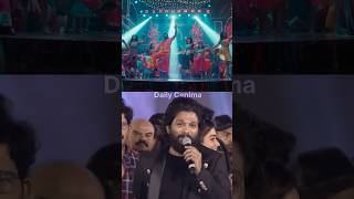 kissik Song Allu Arjun reaction at event shorts kissiksong pushpa2 sreeleela alluarjun [upl. by Nosak]