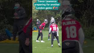 NFL London Trevor Lawrence and the Jags prepare for the Patriots at Wembley nfl shorts jaguars [upl. by Tnahsin763]