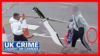 Englands knife crime scourge  UK Crime Caught on Camera [upl. by Honora]