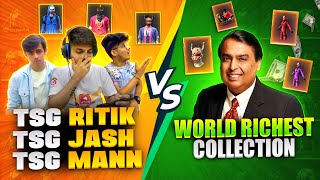 Ritik Jash amp Mann Collection Vs India’s Richest Collection Player  Mukesh Ambani 😂  Freefire [upl. by Chrisoula73]