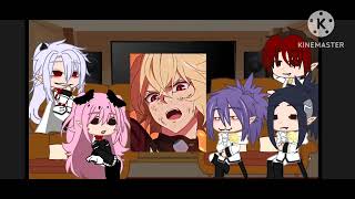 Seraph of the end react to Mikaela and Krul [upl. by Rodablas244]