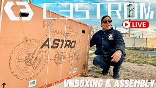 C3STROM ASTRO PRO 52v EMoped Unboxing amp Assembly LIVE ⚡️ [upl. by Litsyrk]