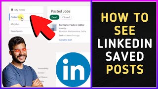 How To See Linkedin Saved Posts [upl. by Bannon]