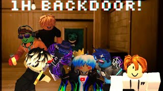 1h with JerryGamer in the backdoor and my freinds Roblox doors backdoor 1hour GoGoblino [upl. by Luigino]