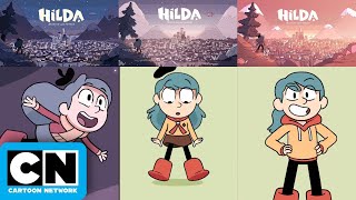 Every Hilda Intro Theme Song  Season 1 to Season 3  Compilation  Cartoon Network [upl. by Shelburne]