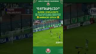 NARRADOR PERDE A LINHA COM ATACANTE DO PALMEIRAS [upl. by Ojiram391]