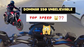 Dominar 250 E20 Top Speed  2023 Bajaj Dominar 250 E20 Top speed all Gear  Dyno Testing Dominar 250 [upl. by Ketti]