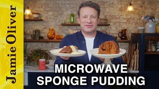 Speedy Sponge Pudding  Jamie Oliver [upl. by Durrett]