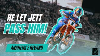 quotHE KNOWS HIS LIMITSquot ANAHEIM 2 SX REWIND  Bubbas World w James Stewart [upl. by Upshaw]