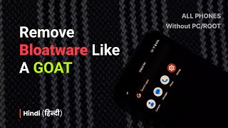 REMOVE ANY APP FROM ANDROID LIKE A PRO  No Root No PC [upl. by Latsirc]