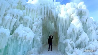 Beautiful Ice Castles  A Frozen Attraction  Utah 2023 [upl. by Blain]