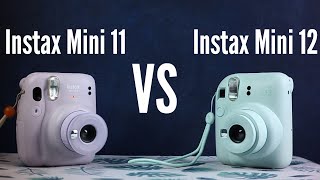 Fujifilm Instax Mini 11 vs 12 Comparison [upl. by Odlanyar417]