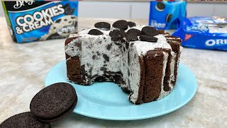 Ice Cream Sandwich Oreo Cake [upl. by Kcirdled]