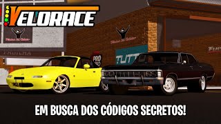 EM BUSCA DOS CODIGOS SECRETOS HALLOWEEN DRAG BRASIL VELORACE ROBLOX [upl. by Ahouh]