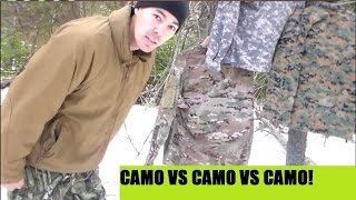 Marpat vs UCP ACU vs Scorpion Multicam camo patterns PART ONE of 3 [upl. by Ydroj]