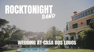 WEDDING JOANAampRICARDO  CASA DOS LOBOS  Rocktonight Band [upl. by Anniken]