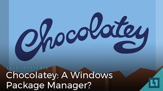 Chocolatey A Windows Package Manager [upl. by Eniamret]