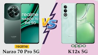 Realme Narzo 70 Pro 5G 🆚 Oppo K12x 5GFull Comparison ⚡ Which is better [upl. by Aneladgam]