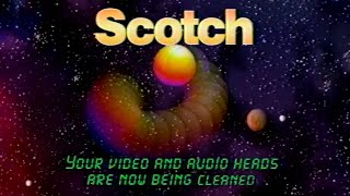 Scotch 3M Professional VCR Head Cleaner 1997 [upl. by Ytirev]