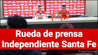 RUEDA DE PRENSA INDEPENDIENTE SANTA FE [upl. by Hickey]