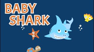 Baby Shark  Comptine en anglais avec paroles pour enfants et bébés [upl. by Stephens]