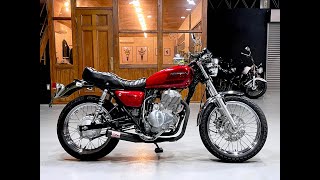 HONDA CB400SS NC41  ホンダ CB400SS  モリワキ製マフラー、タックロールシート、セパレートハンドル、RK製ゴールドチェーン、サンスター製スプロケット 装備 [upl. by Iem]