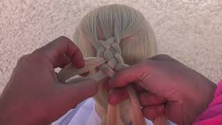 AMAZING 5 Strand Dutch Braid Tutorial by Amal Hermuz [upl. by Lleder324]