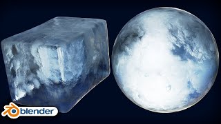 Procedural Ice Material 🧊 Blender Tutorial [upl. by Lifton]