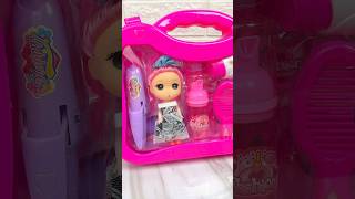 Satisfying with Unboxing amp Review Doll Hair Makeup Set Toys  ASMR videos [upl. by Pegma]