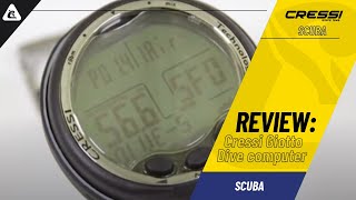 Dive Computer Review Cressi Giotto [upl. by Carrnan]