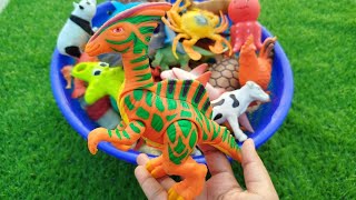 Safari animals with Adventure Playset animal toys Animals Toys Video animals toys for kids [upl. by Onateag]