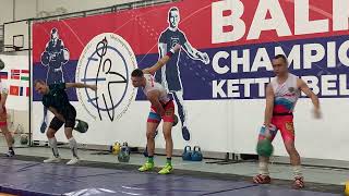 IUKL Balkan Championship 202410 min Snatch 24kg Flight 11 Benidze  Zhibinov  Khvostov  Chihachev [upl. by Tisdale]