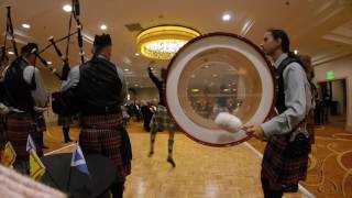 Prince Charles Pipe Band and Highland Dancers [upl. by Jaclin127]