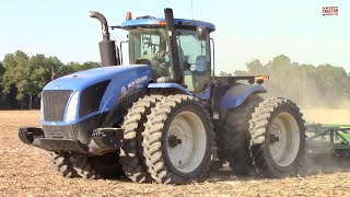 BIG TRACTORS Working on Tillage and Planting [upl. by Lyret72]