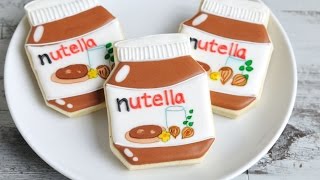 NUTELLA JAR COOKIES HANIELAS [upl. by Etolas]