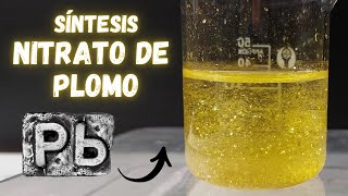 ✅Cómo Hacer 🧪NITRATO DE PLOMO  🌧️LLUVIA de ORO✨Experimento de química fácil y llamativo [upl. by Eileen91]