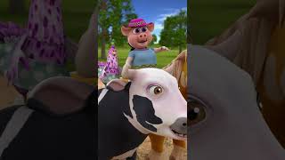 Lolo the Bull 🐂 Zenon The Farmer 👨‍🌾 Kids Kingdom Hindi Rhymesshorts [upl. by Ellenoj]