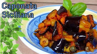 Caponata Siciliana Ricetta Originale [upl. by Annelg531]