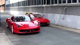 Ferrari Testarossa and 458 Italia [upl. by Brianna]