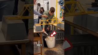 Prof Challenge his student to make a structure that can hold a bucket 😱🫡 respect shorts ytshorts [upl. by Nevlin]