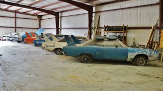 A Warehouse full of Barn Find Superbirds and Talladegas [upl. by Witte]