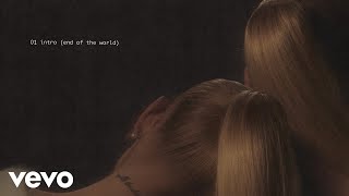 Ariana Grande  intro end of the world lyric visualizer [upl. by Eetnom]