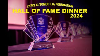 Lions Automobilia Foundation 2024 Hall of Fame [upl. by Eninotna610]