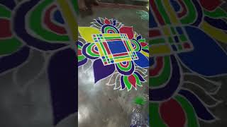 rangoli diwali pr duty ki bjh se nhi bna payi thi to ab bna li [upl. by Annayoj]