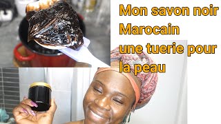 SAVON NOIR MAROCAIN FAIT MAISON ULTRA PURIFIANT ET NETTOYANT [upl. by Dymphia]