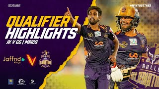 Qualifier 01  Galle Gladiators vs Jaffna Kings  Full Match Highlights LPL 2021 [upl. by Zul]